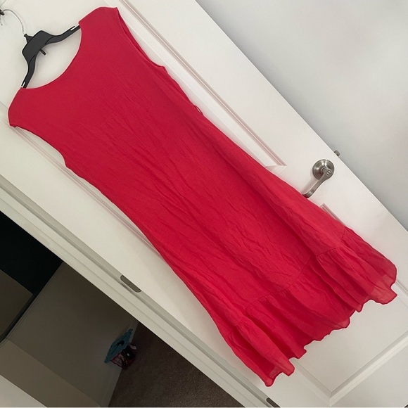 Nanette Lepore Sleeveless Button Down Maxi Dress Pink Size 10 - Picture 9 of 11